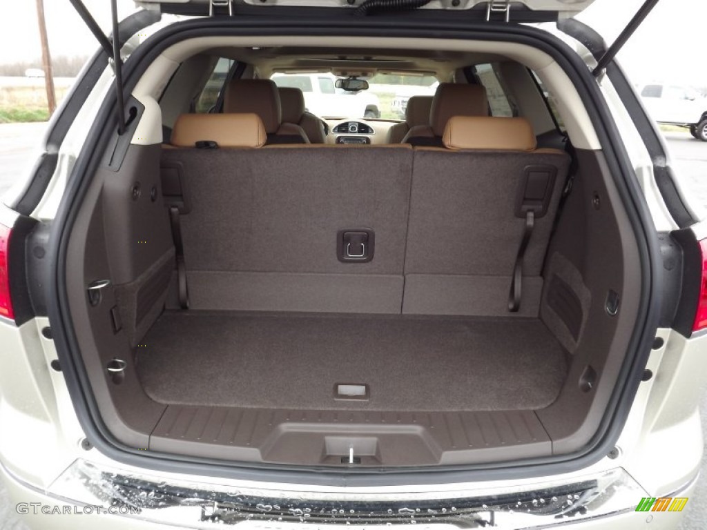 2013 Enclave Leather - Champagne Silver Metallic / Choccachino Leather photo #23
