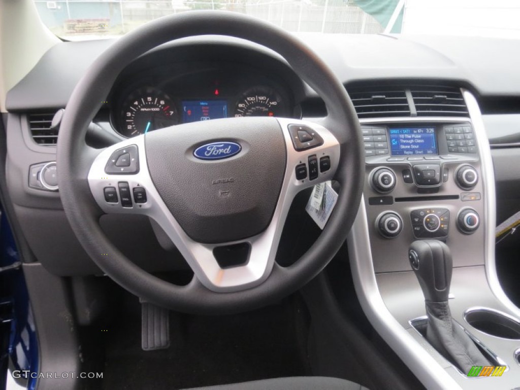 2013 Ford Edge SE Charcoal Black Dashboard Photo #76943725
