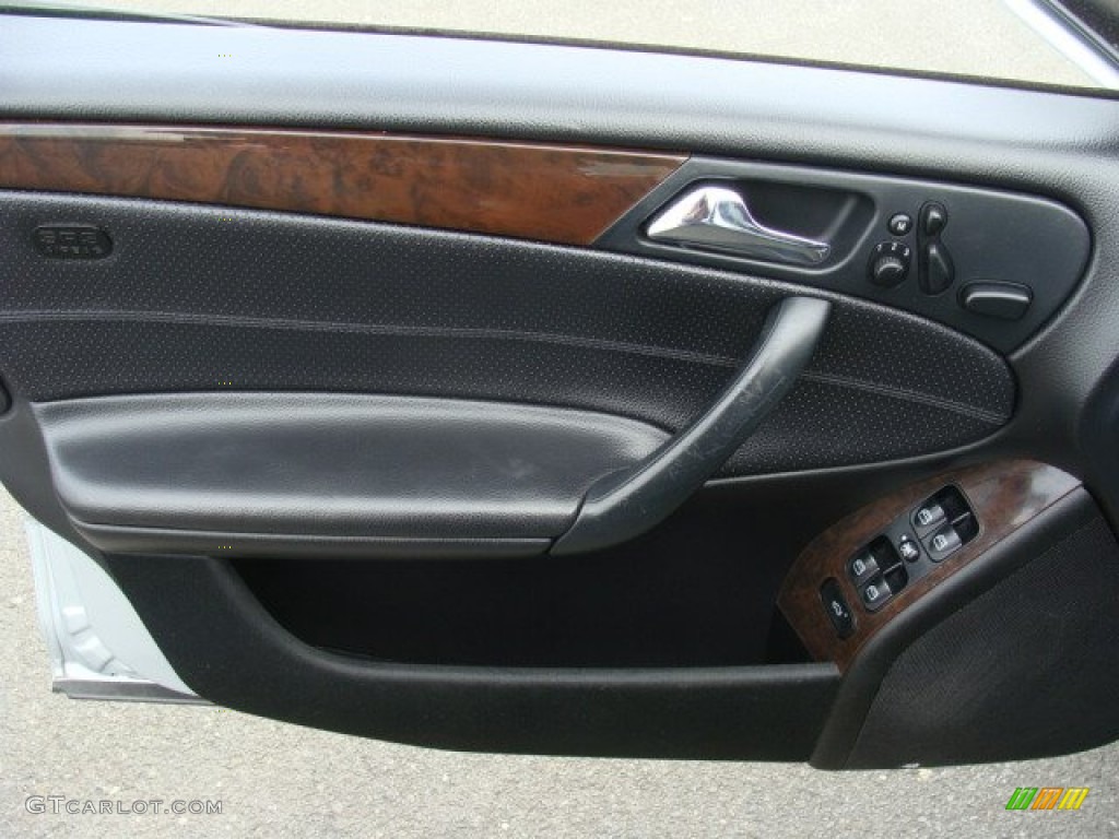 2006 Mercedes-Benz C 280 4Matic Luxury Black Door Panel Photo #76944157