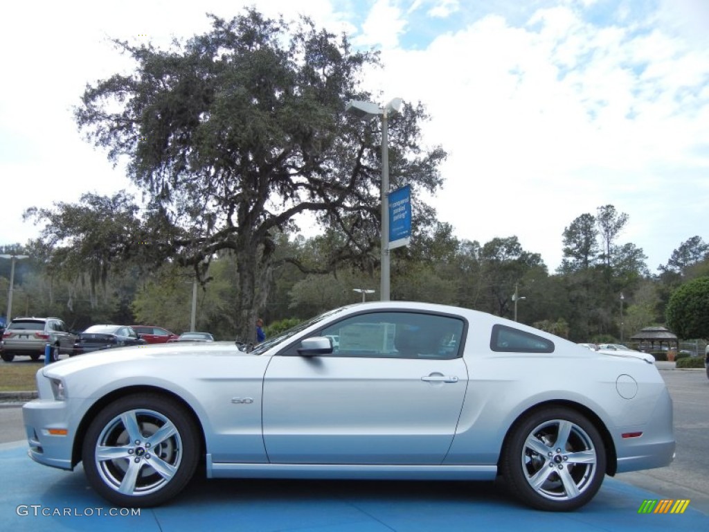 2013 Mustang GT Premium Coupe - Ingot Silver Metallic / Charcoal Black photo #2