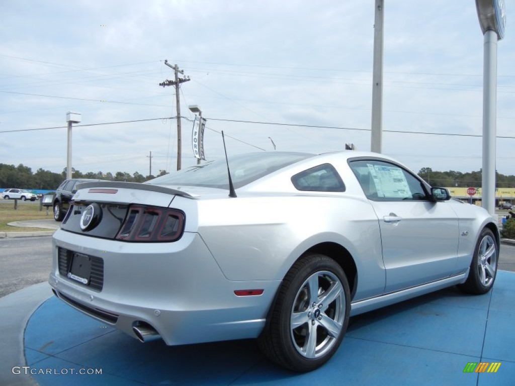2013 Mustang GT Premium Coupe - Ingot Silver Metallic / Charcoal Black photo #3