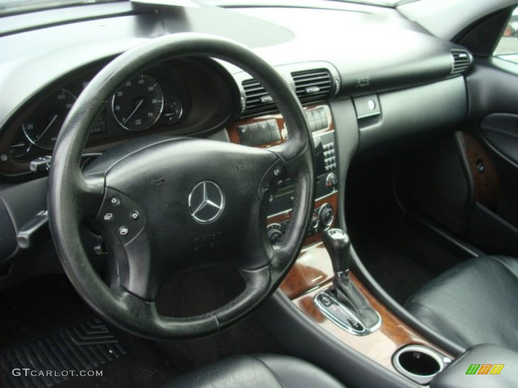 2006 Mercedes-Benz C 280 4Matic Luxury Black Dashboard Photo #76944199