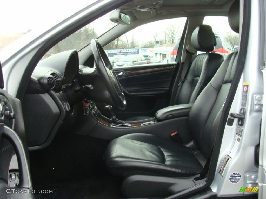 Black Interior 2006 Mercedes-Benz C 280 4Matic Luxury Photo #76944226