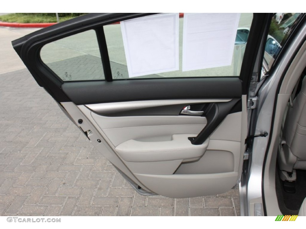 2013 Acura TL Standard TL Model Graystone Door Panel Photo #76944274