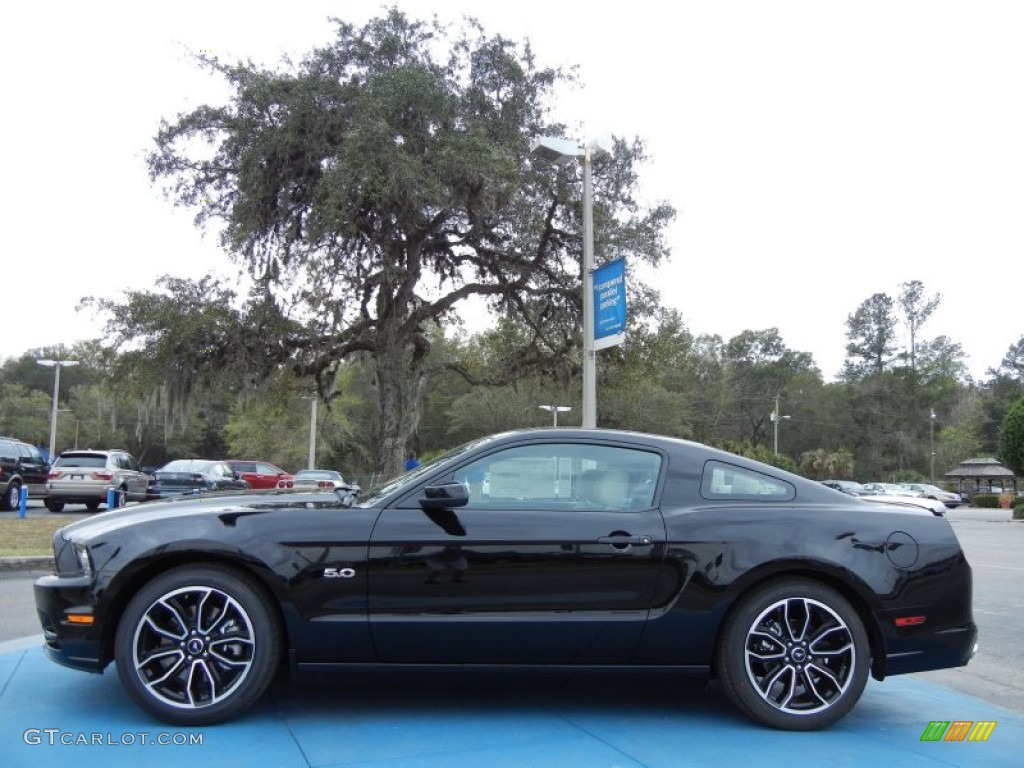 Black 2013 Ford Mustang GT Premium Coupe Exterior Photo #76944502