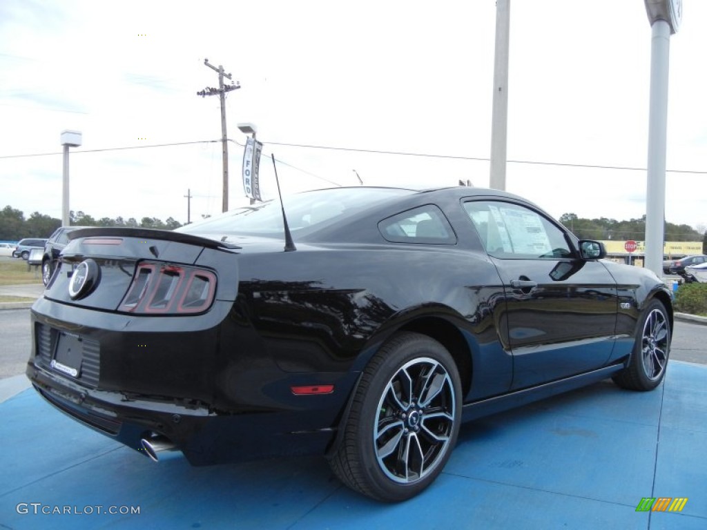 Black 2013 Ford Mustang GT Premium Coupe Exterior Photo #76944523