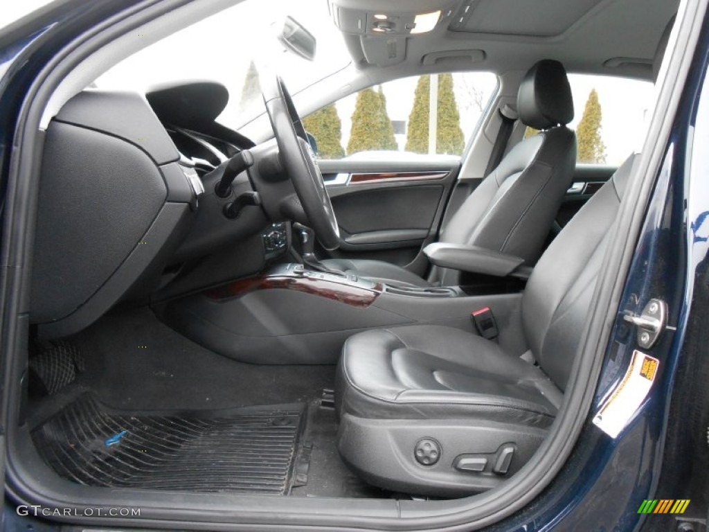 Black Interior 2010 Audi A4 2.0T quattro Sedan Photo #76945018