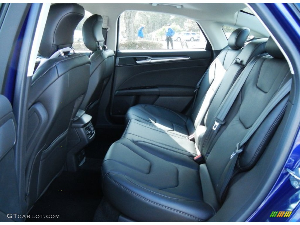 2013 Fusion Titanium - Deep Impact Blue Metallic / Charcoal Black photo #6