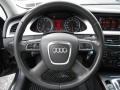 Black 2010 Audi A4 2.0T quattro Sedan Steering Wheel