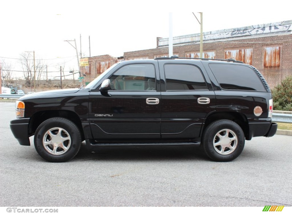 Onyx Black 2004 GMC Yukon Denali AWD Exterior Photo #76945529