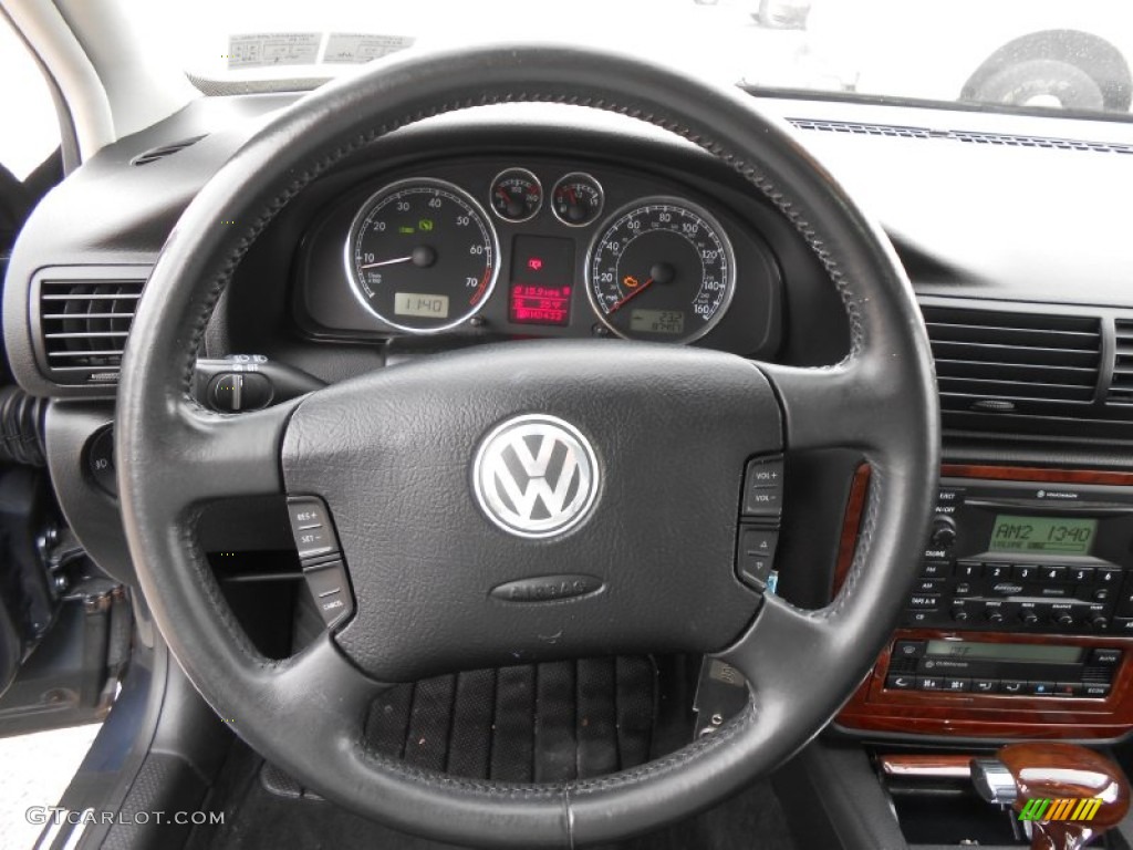 2004 Passat GLX 4Motion Wagon - Blue Graphite Metallic / Anthracite photo #28