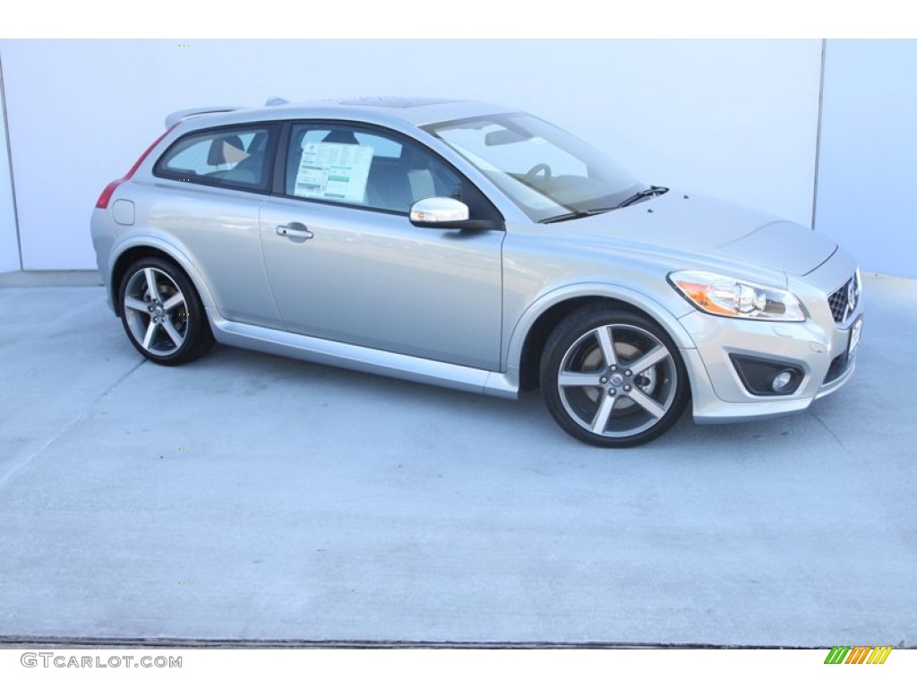 Electric Silver Metallic 2013 Volvo C30 T5 R-Design Exterior Photo #76946329