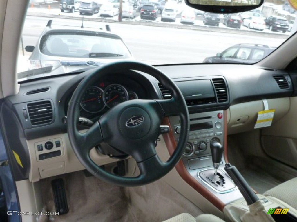 2006 Subaru Outback 2.5i Wagon Taupe Dashboard Photo #76946353