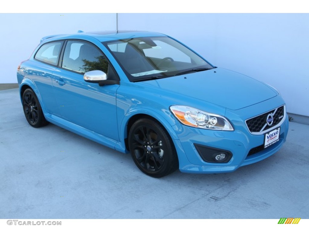 2013 C30 T5 R-Design - Polestar Rebel Blue / Off Black photo #2