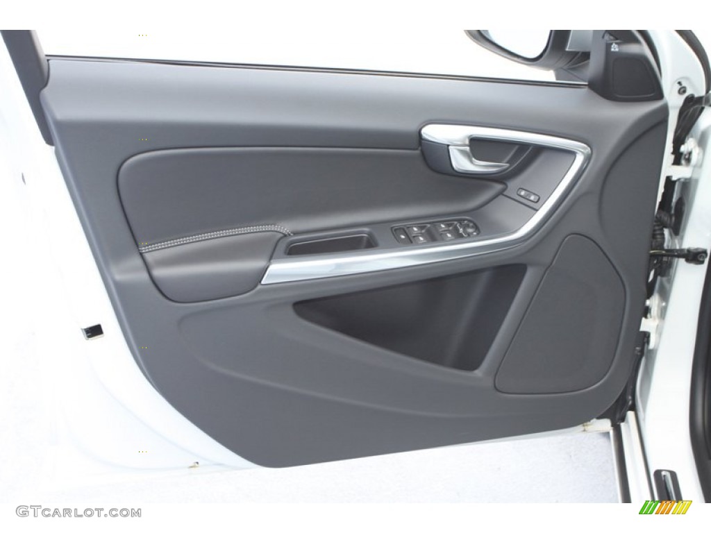 2013 Volvo S60 R-Design AWD R Design Black Door Panel Photo #76947723