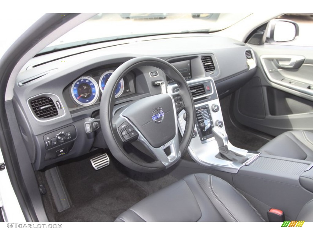 R Design Black Interior 2013 Volvo S60 R-Design AWD Photo #76947745