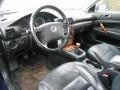 2001 Volkswagen Passat Black Interior Prime Interior Photo