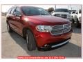 2011 Inferno Red Crystal Pearl Dodge Durango Citadel  photo #11