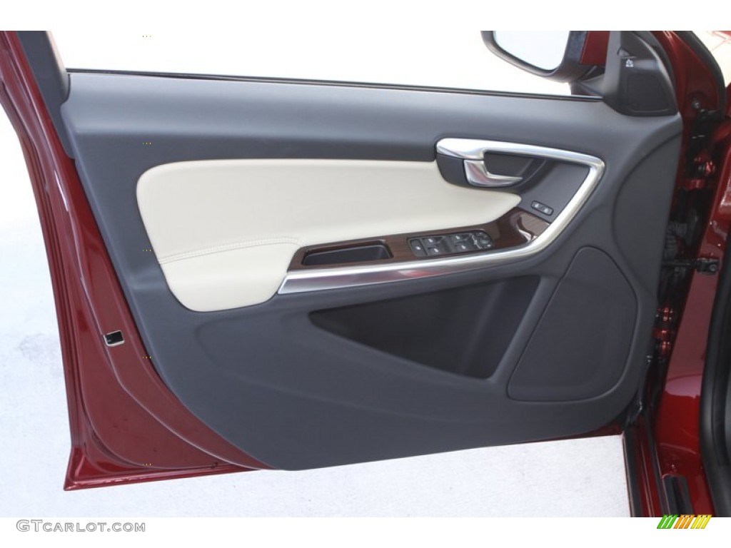 2013 Volvo S60 T6 AWD Soft Beige Door Panel Photo #76948411