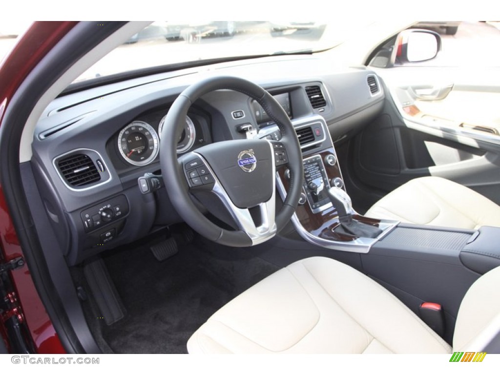 Soft Beige Interior 2013 Volvo S60 T6 AWD Photo #76948429