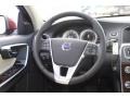 Soft Beige 2013 Volvo S60 T6 AWD Steering Wheel