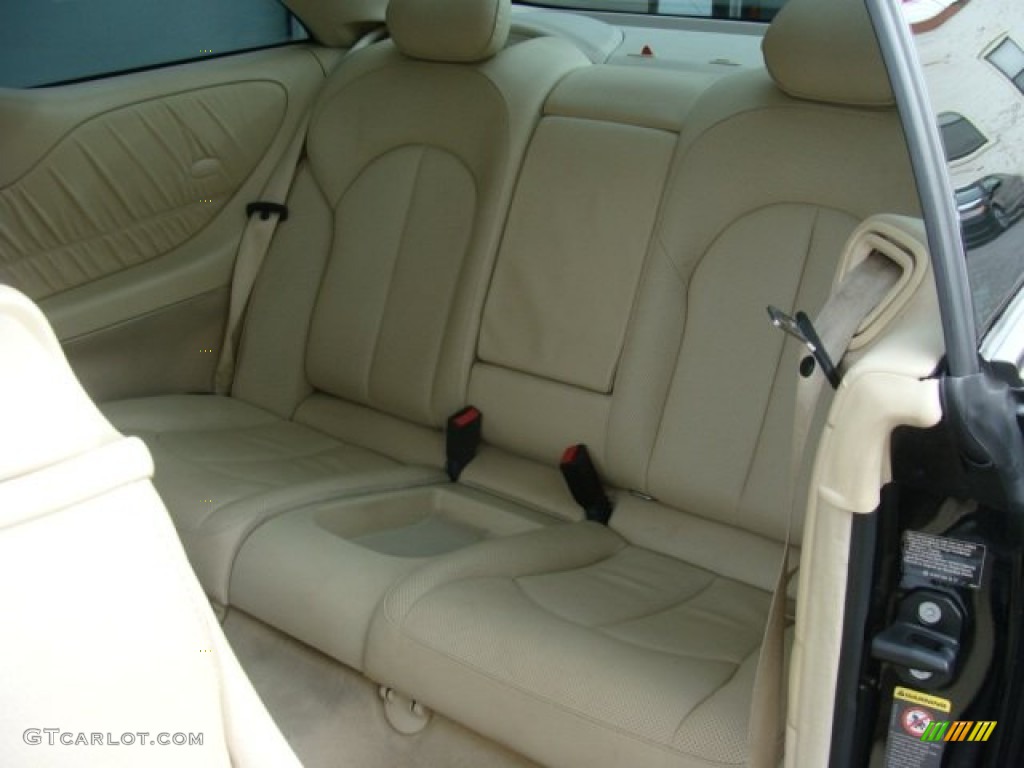 Stone Interior 2009 Mercedes-Benz CLK 350 Coupe Photo #76950565