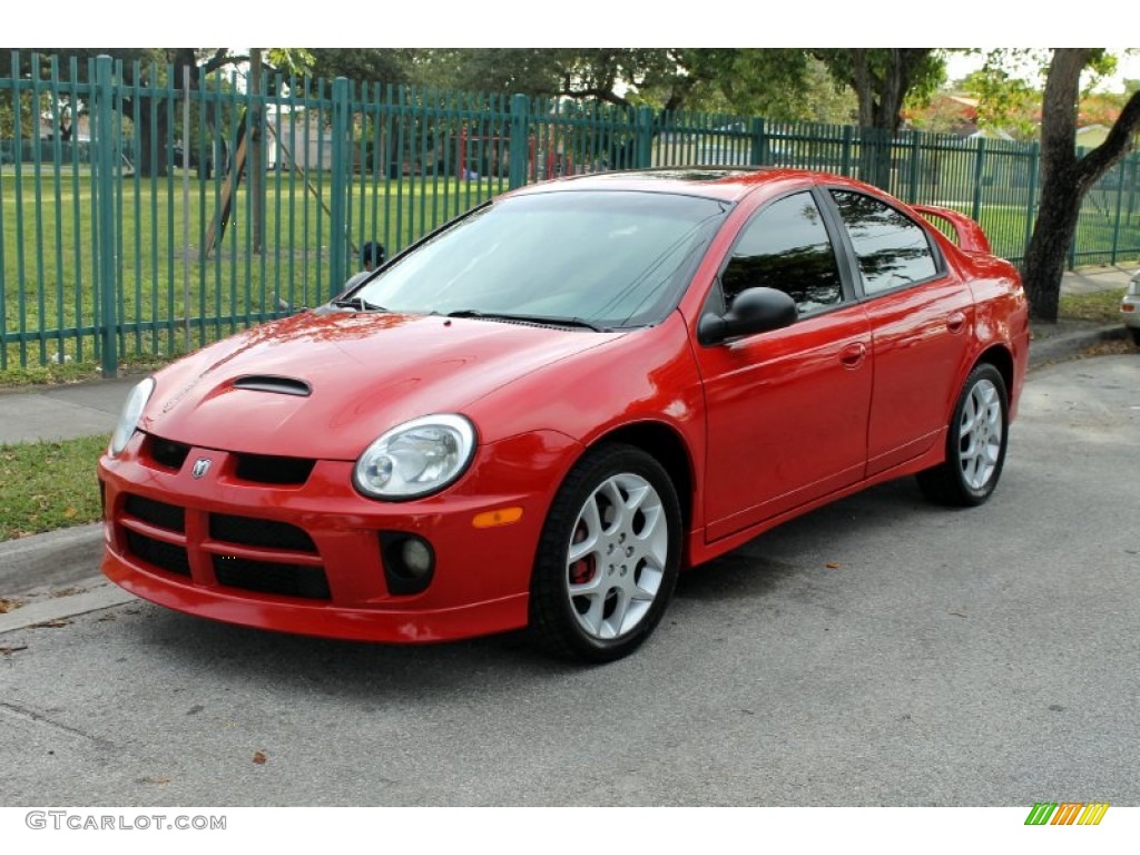 2004 Neon SRT-4 - Flame Red / Dark Slate Gray photo #1