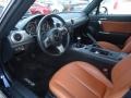 Saddle Brown 2008 Mazda MX-5 Miata Grand Touring Hardtop Roadster Interior Color