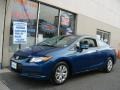 2012 Dyno Blue Pearl Honda Civic LX Coupe  photo #1