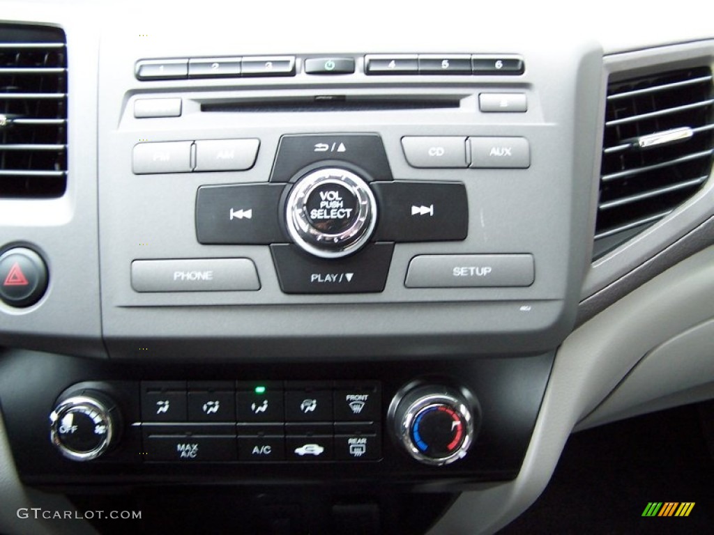 2012 Honda Civic EX Sedan Controls Photo #76952500