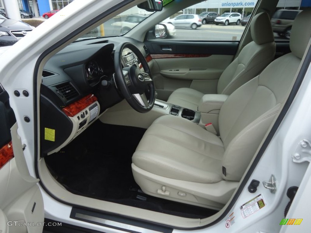 Warm Ivory Interior 2010 Subaru Outback 3.6R Limited Wagon Photo #76952995
