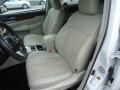 Front Seat of 2010 Outback 3.6R Limited Wagon