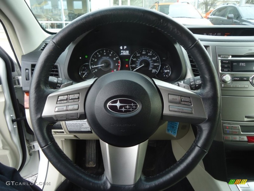 2010 Subaru Outback 3.6R Limited Wagon Steering Wheel Photos