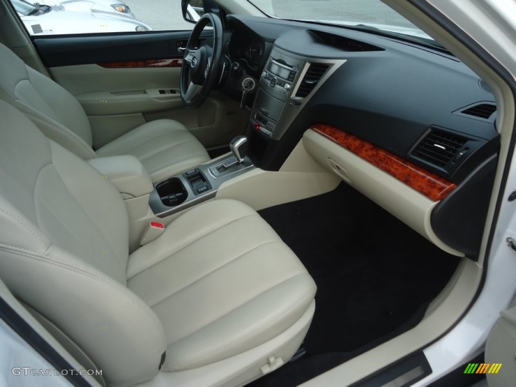 Warm Ivory Interior 2010 Subaru Outback 3.6R Limited Wagon Photo #76953301