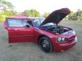 2009 Inferno Red Crystal Pearl Dodge Charger SE  photo #69