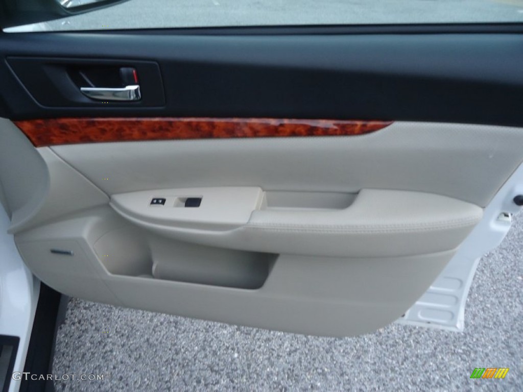 2010 Subaru Outback 3.6R Limited Wagon Warm Ivory Door Panel Photo #76953715