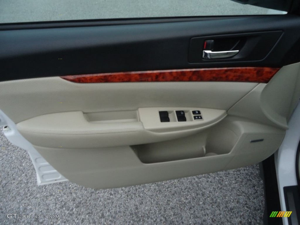 2010 Subaru Outback 3.6R Limited Wagon Warm Ivory Door Panel Photo #76953763