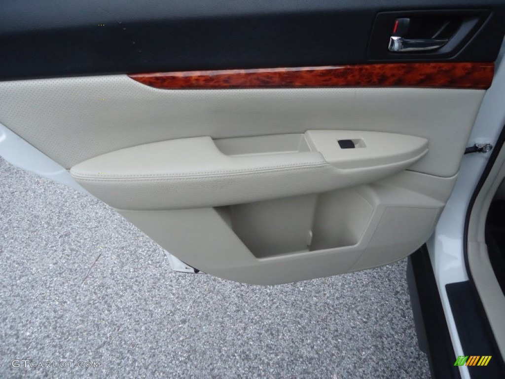 2010 Subaru Outback 3.6R Limited Wagon Warm Ivory Door Panel Photo #76953790