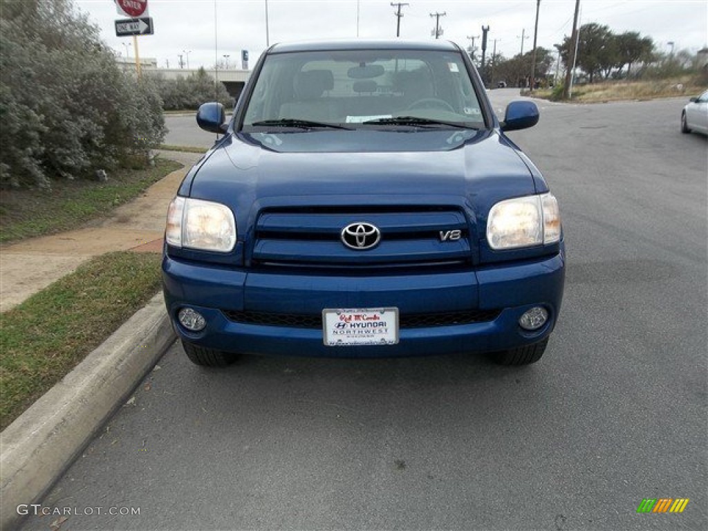 2006 Tundra Limited Double Cab - Spectra Blue Mica / Light Charcoal photo #1