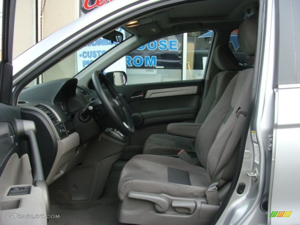 2010 CR-V EX AWD - Alabaster Silver Metallic / Gray photo #7