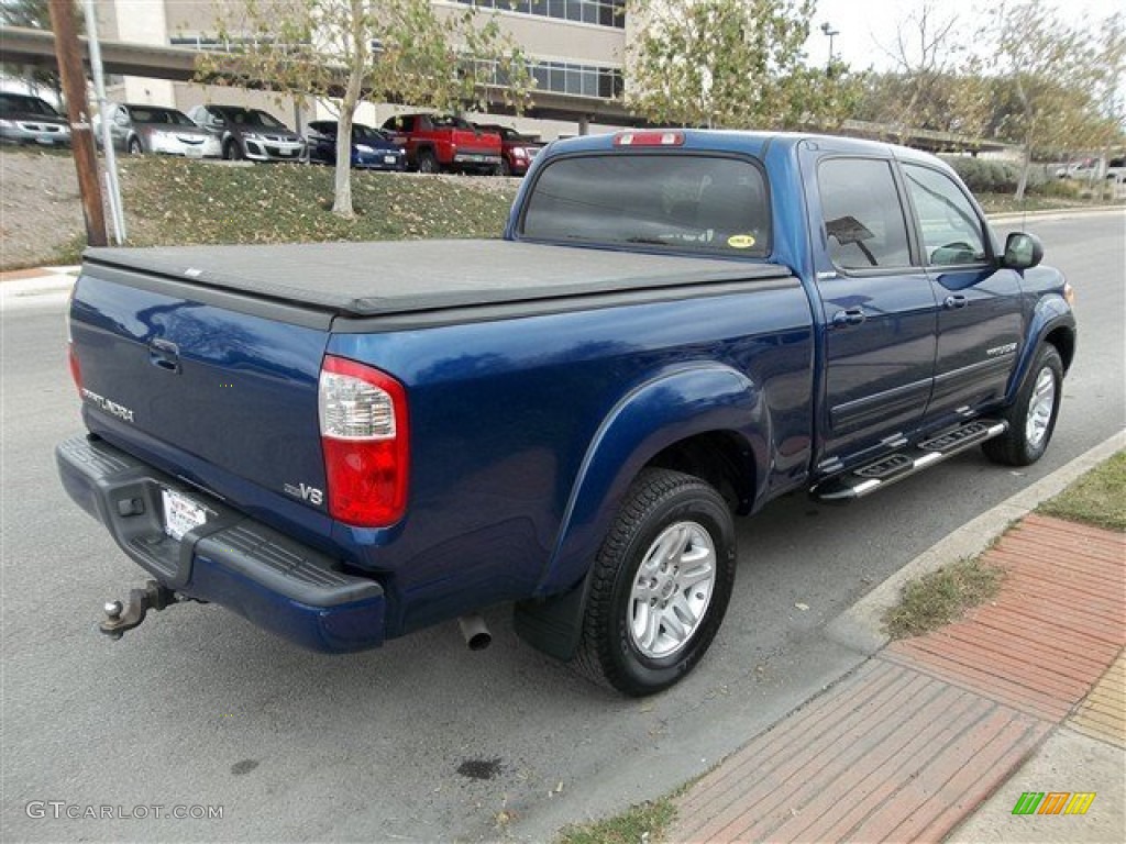2006 Tundra Limited Double Cab - Spectra Blue Mica / Light Charcoal photo #6