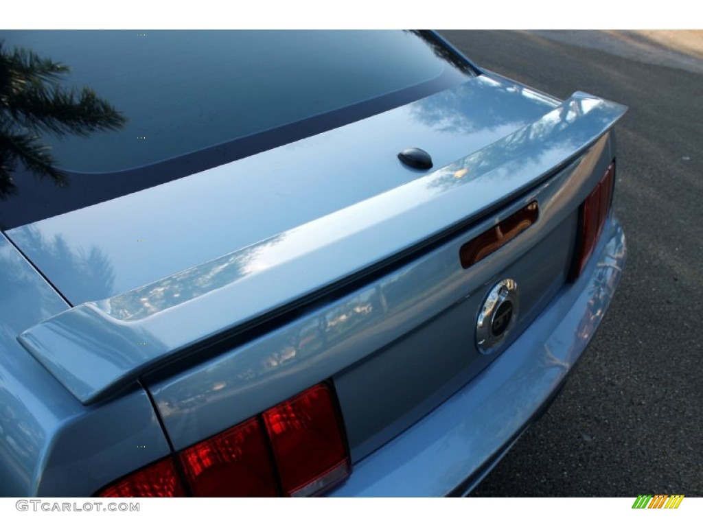 2007 Mustang GT Premium Coupe - Windveil Blue Metallic / Dark Charcoal photo #25