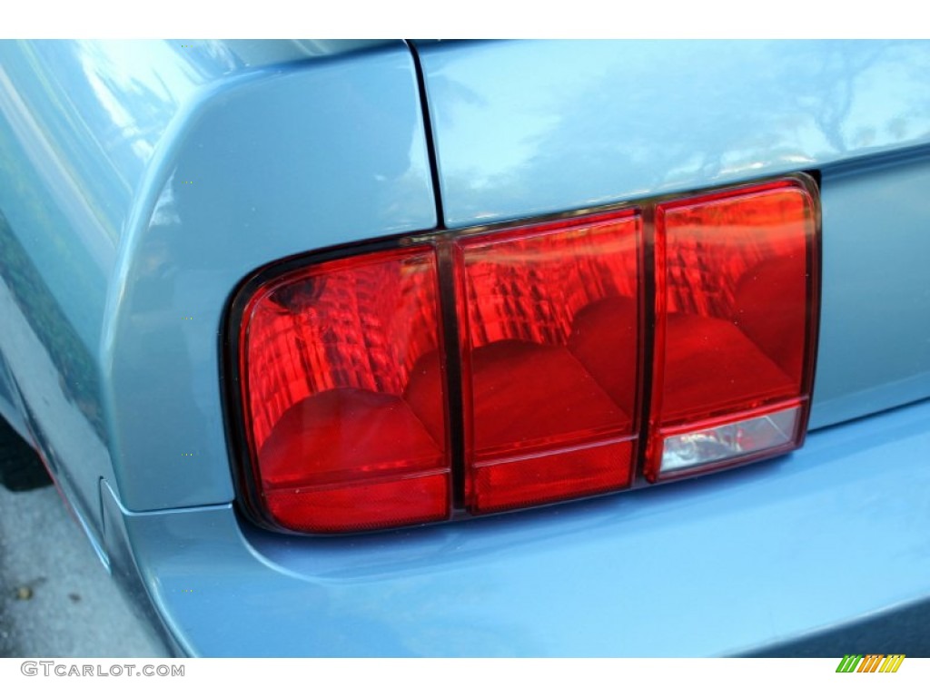 2007 Mustang GT Premium Coupe - Windveil Blue Metallic / Dark Charcoal photo #28