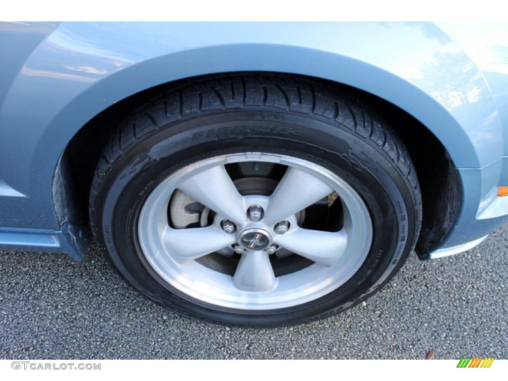 2007 Mustang GT Premium Coupe - Windveil Blue Metallic / Dark Charcoal photo #30