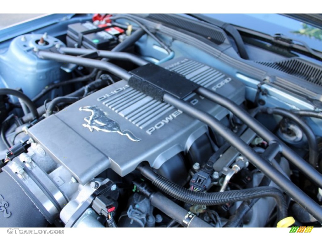 2007 Mustang GT Premium Coupe - Windveil Blue Metallic / Dark Charcoal photo #37