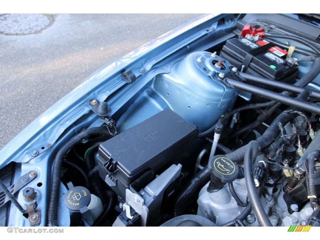 2007 Mustang GT Premium Coupe - Windveil Blue Metallic / Dark Charcoal photo #38