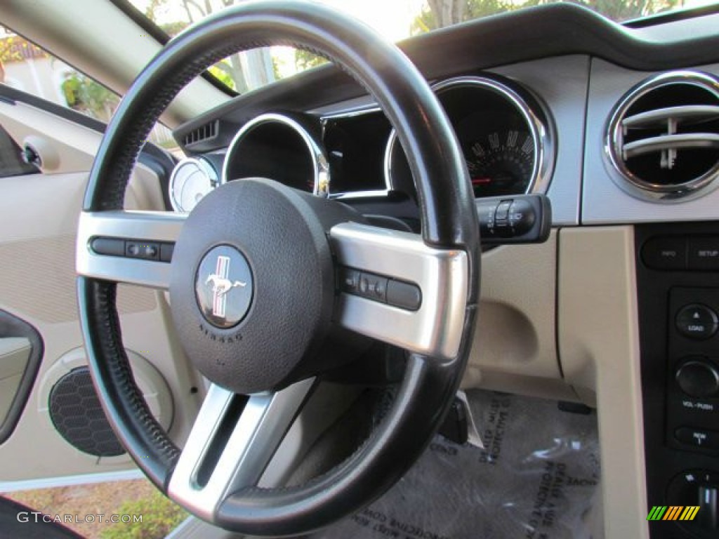 2007 Mustang GT Premium Coupe - Performance White / Medium Parchment photo #41