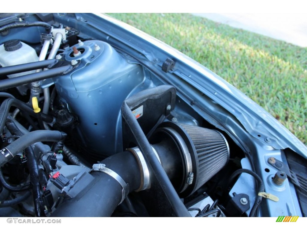 2007 Mustang GT Premium Coupe - Windveil Blue Metallic / Dark Charcoal photo #40