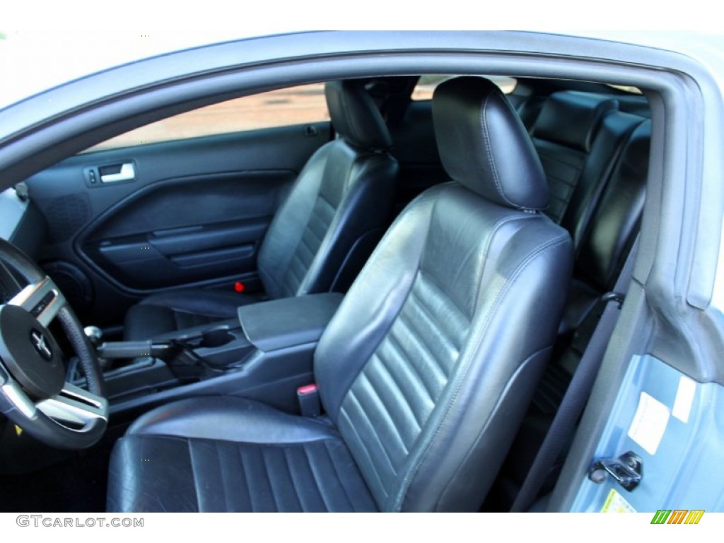 2007 Mustang GT Premium Coupe - Windveil Blue Metallic / Dark Charcoal photo #45
