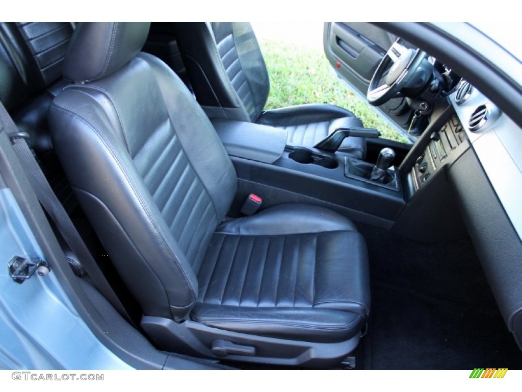 2007 Mustang GT Premium Coupe - Windveil Blue Metallic / Dark Charcoal photo #47